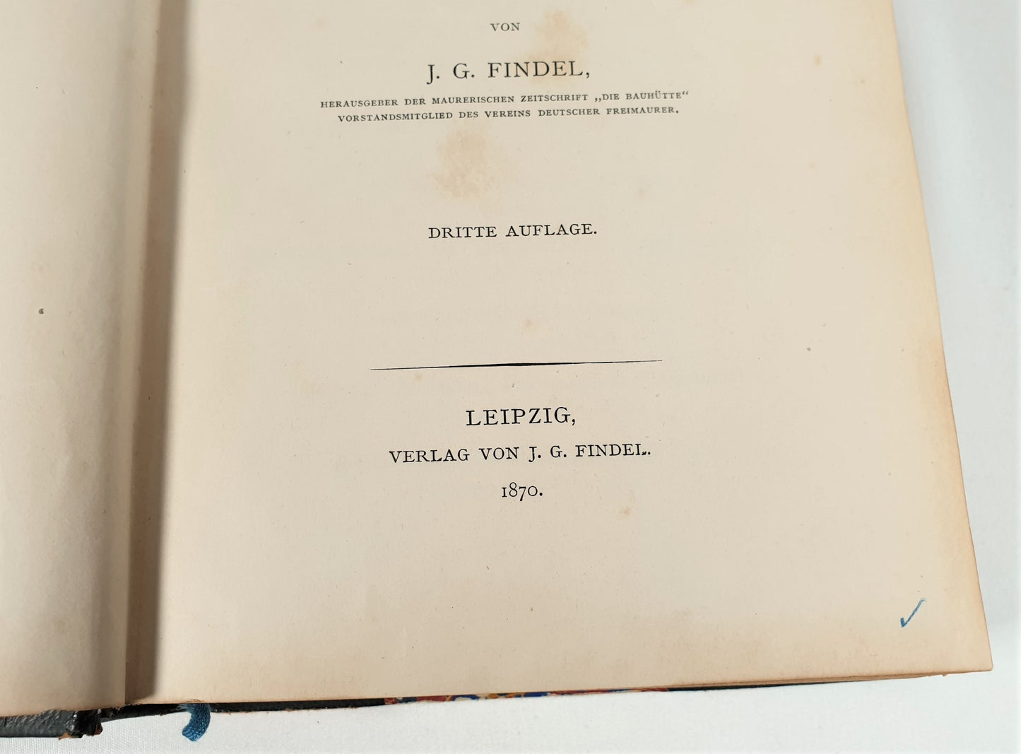 Findel, Joseph Gabriel - Die Geschichte der Freimaurerei