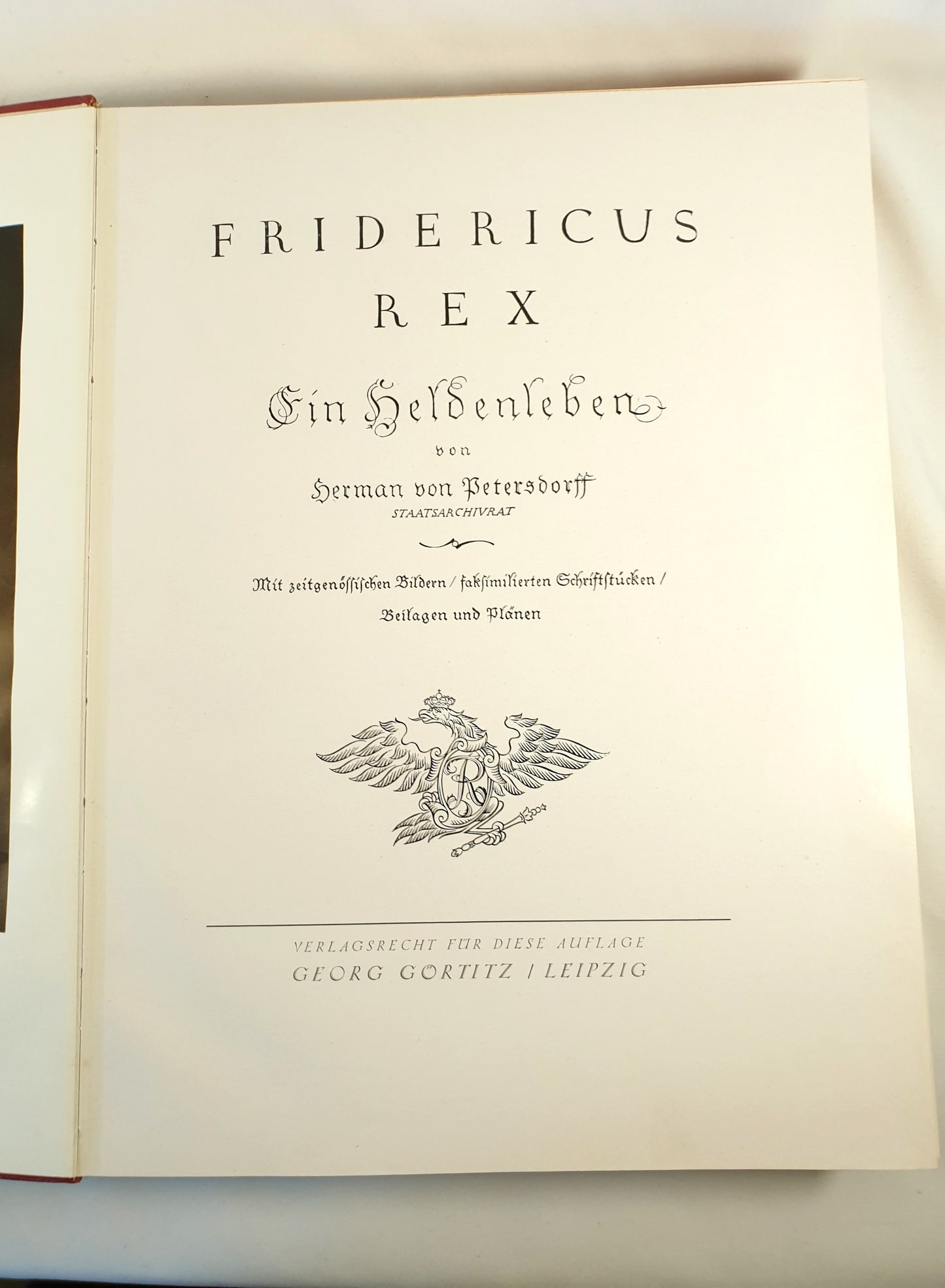 von Petersdorff, Herman - Fridericus Rex