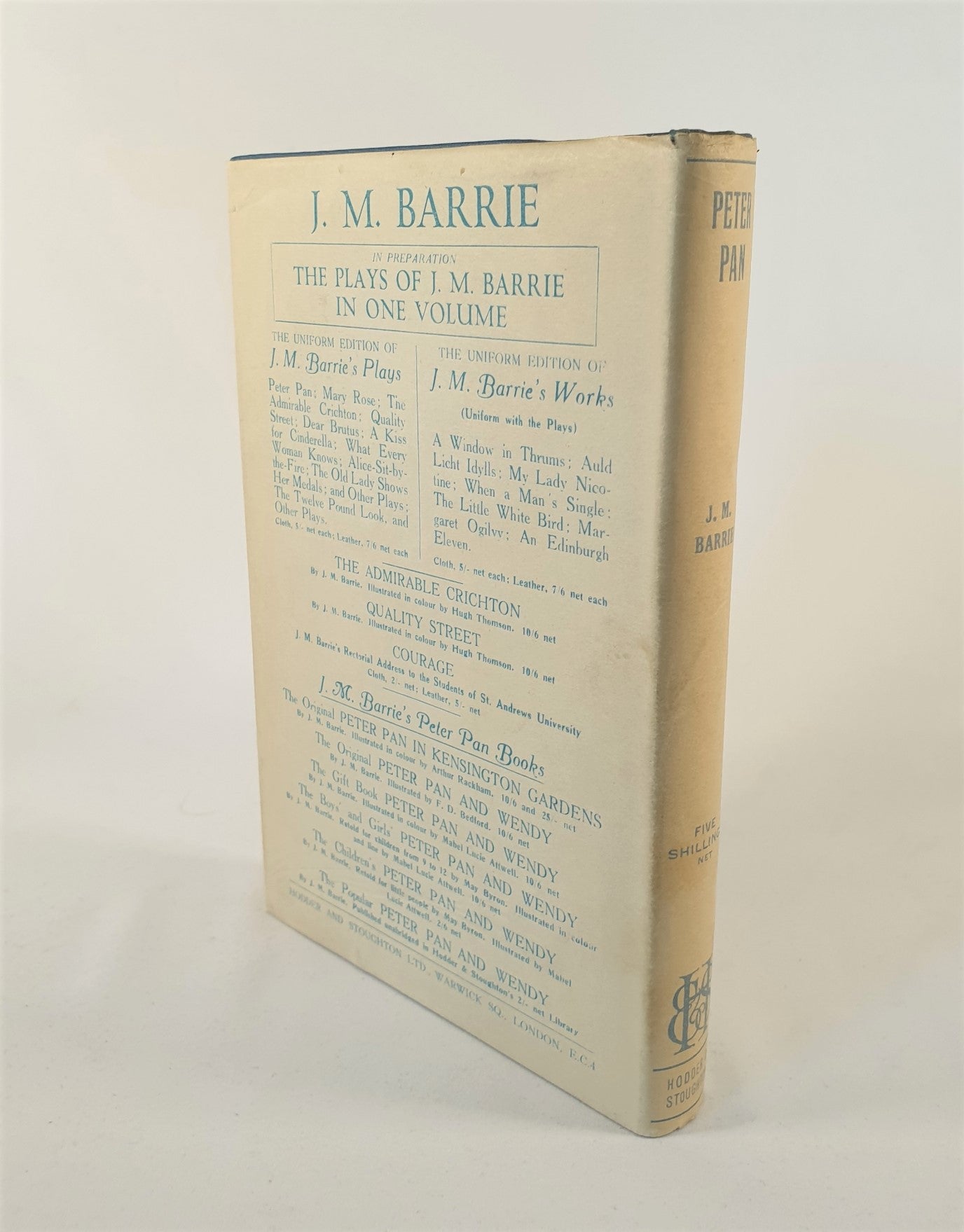 Barrie, J. M. - Peter Pan or The Boy Who Would Not Grow Up