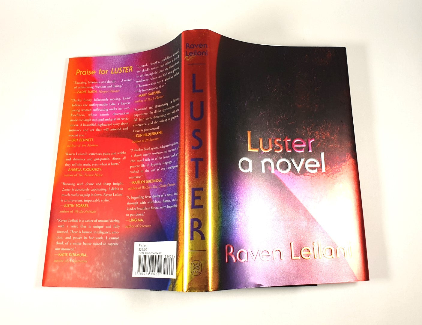 Leilani, Raven - Luster a novel (Signed)