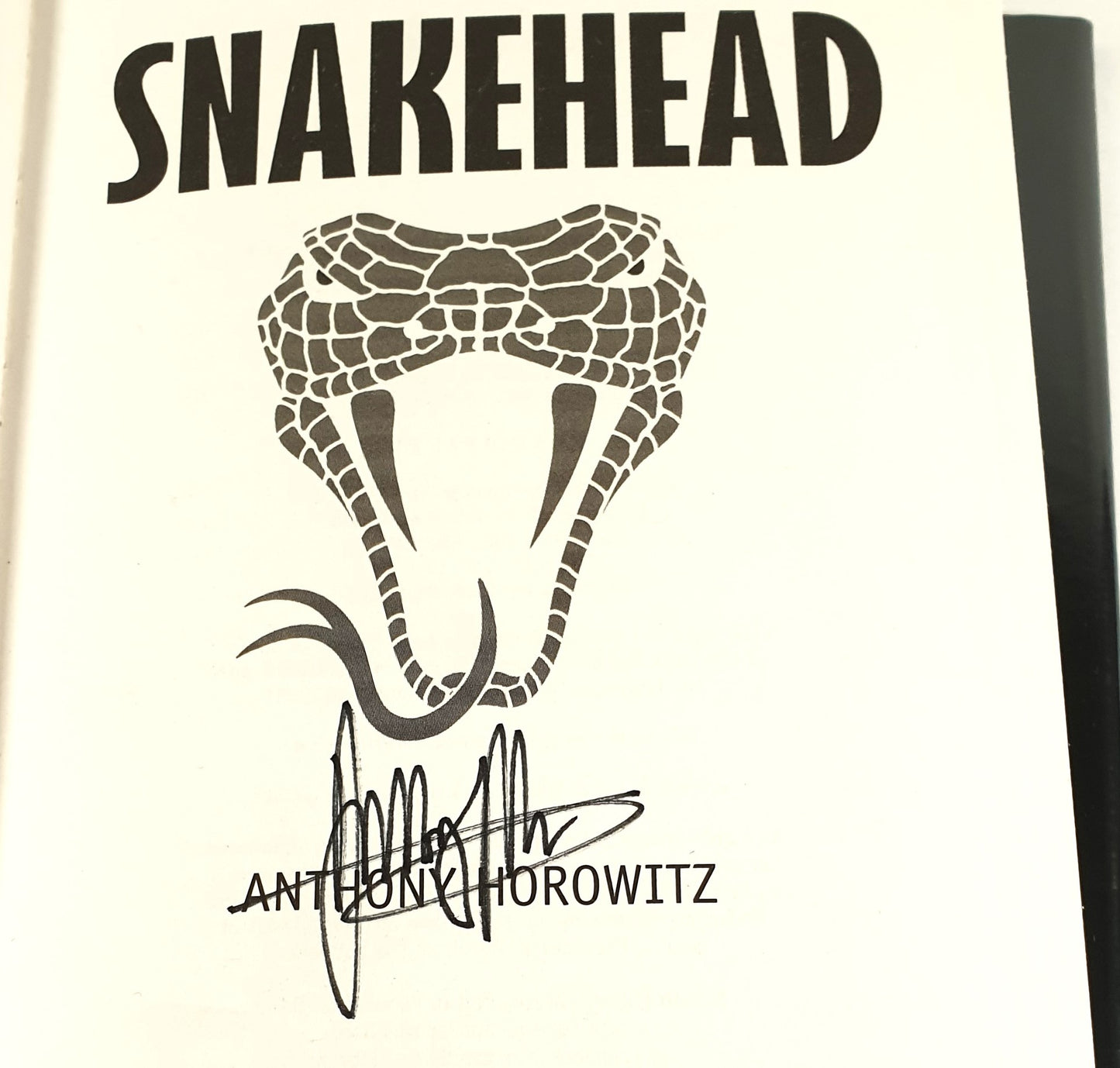 Horowitz, Anthony - Snakehead (Signed)