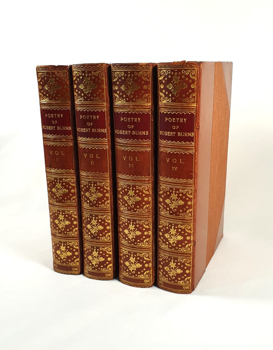 Henley, W. E. and Henderson, T. F. (Editors) - The Poetry of Robert Burns (in 4 Vol.)