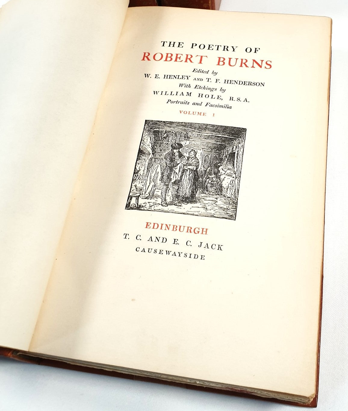 Henley, W. E. and Henderson, T. F. (Editors) - The Poetry of Robert Burns (in 4 Vol.)