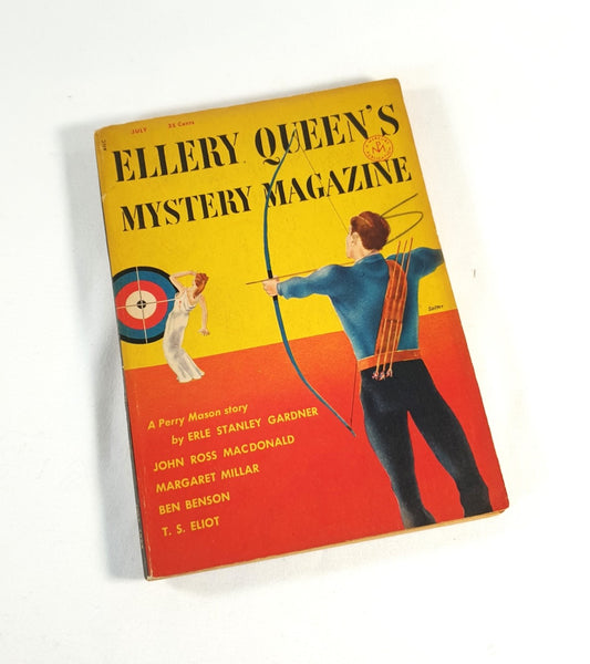Queen, Ellery (Editor) - Ellery Queen's Mystery Magazine Vol.25, No. 128, July 1954