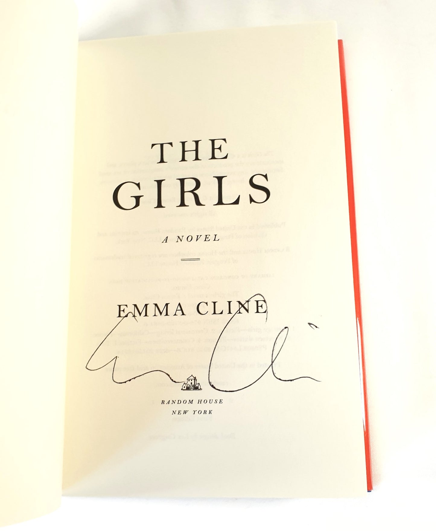 Cline, Emma - The Girls (signed)