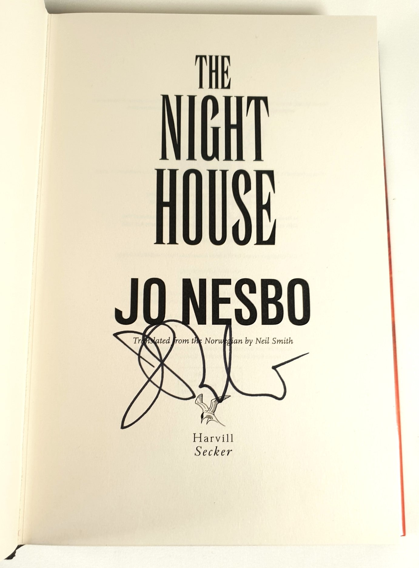 Nesbo, Jo - The Night House (Signed)