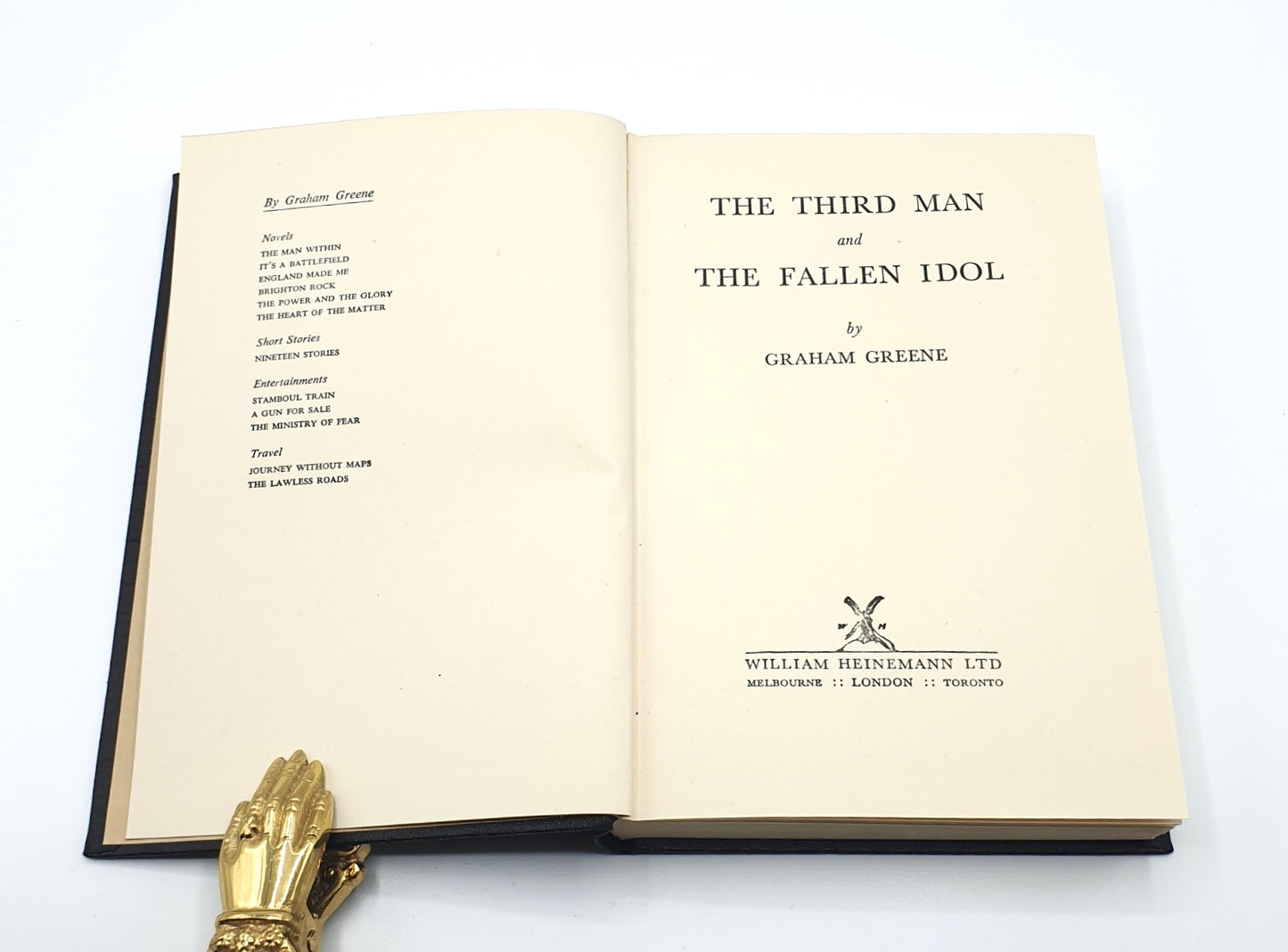 Greene, Graham - 'The Third Man and The Fallen Idol' (First UK edition 1950)