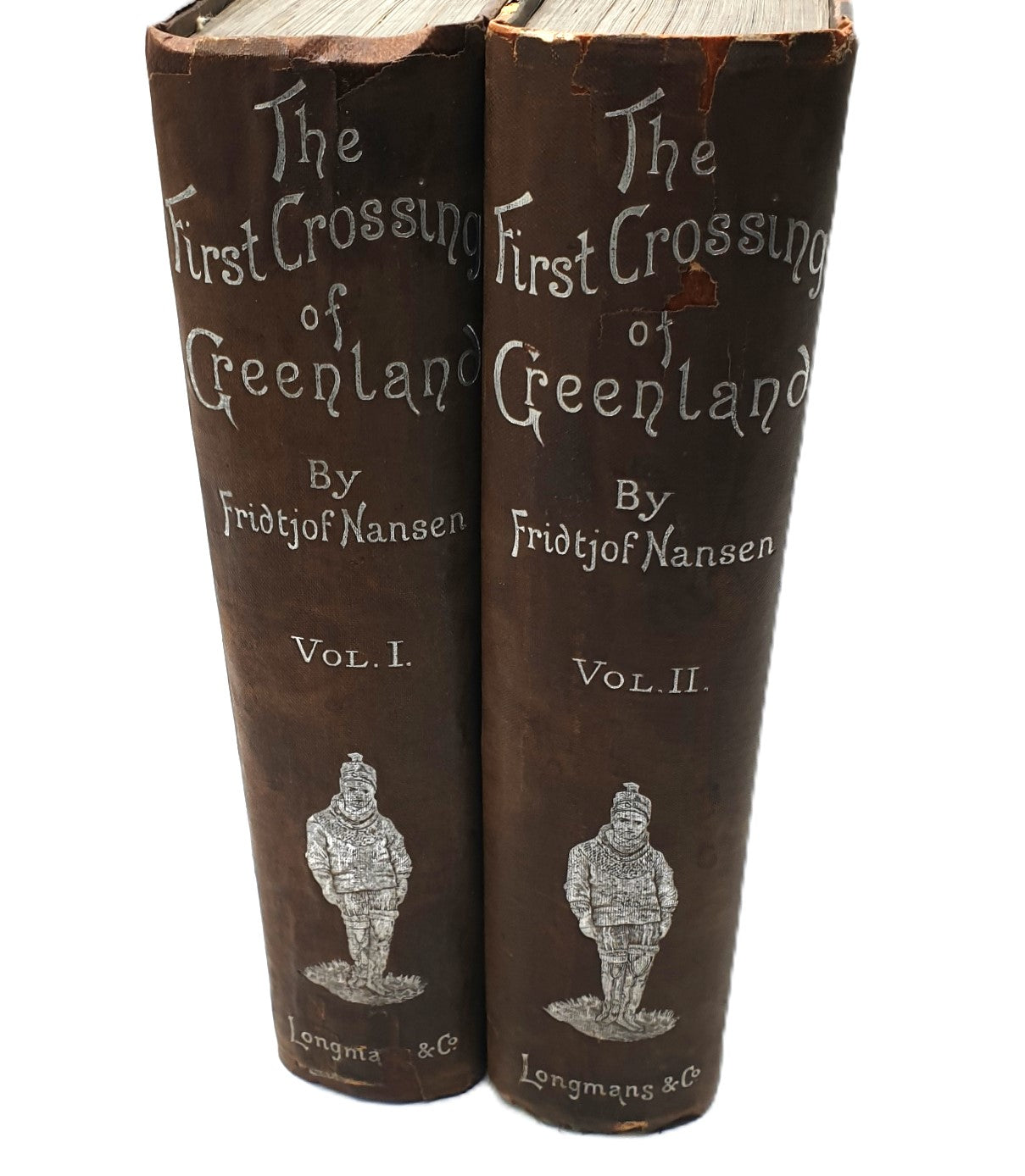 Nansen, Fridtjof - 'The First Crossing of Greenland' (First English Edition)