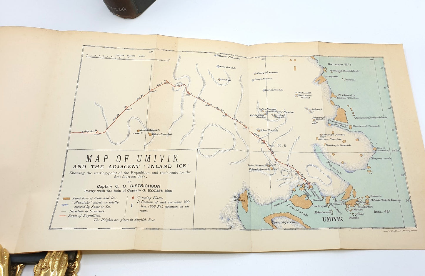 Nansen, Fridtjof - 'The First Crossing of Greenland' (First English Edition)