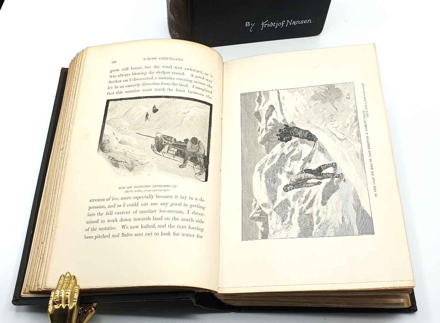 Nansen, Fridtjof - 'The First Crossing of Greenland' (First English Edition)