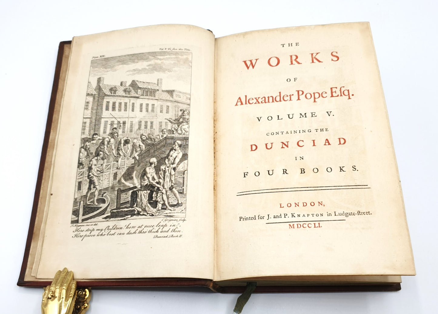 Pope, Alexander - 'The Works of Alexander Pope Esq.' (in 9 Vol.)