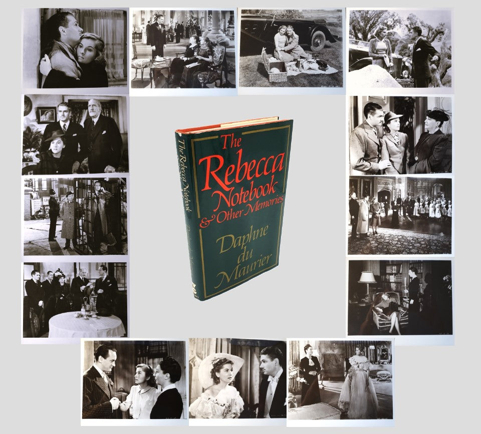 Du Maurier, Daphne - Lot of 'The Rebecca Notebook' (plus 16 B&W photos from the movie)