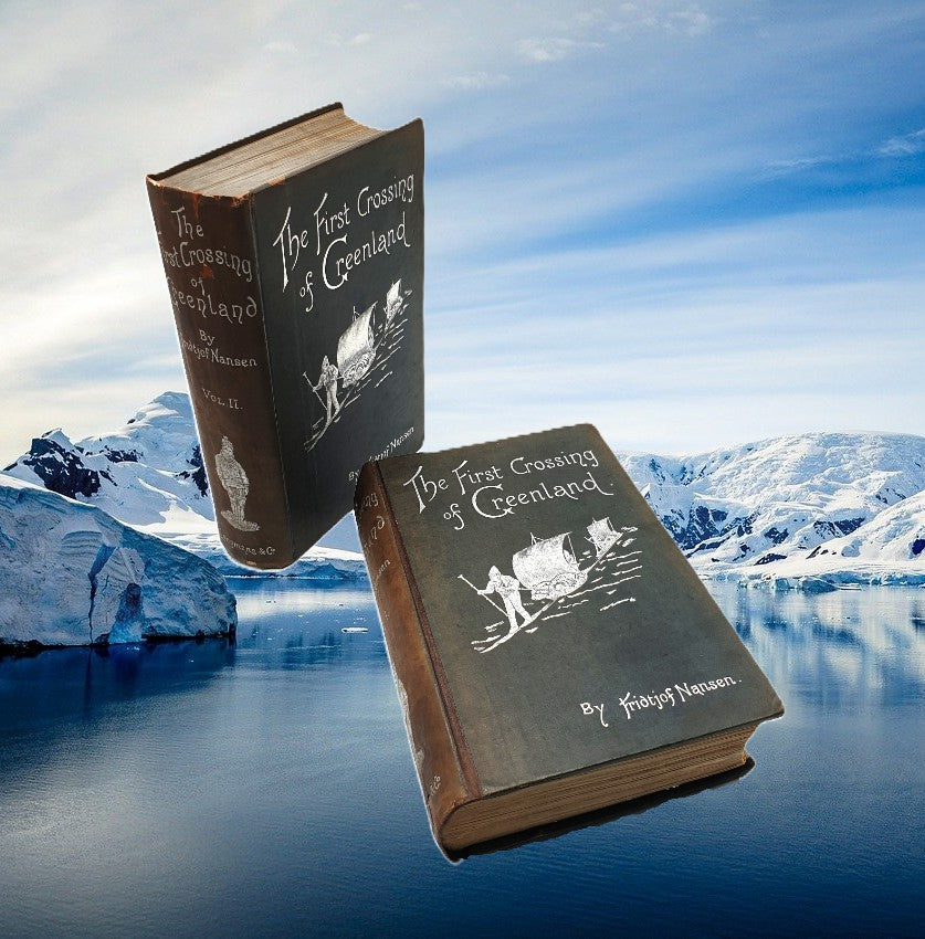 Nansen, Fridtjof - 'The First Crossing of Greenland' (First English Edition)